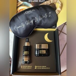 L'Oreal Midnight Skincare set